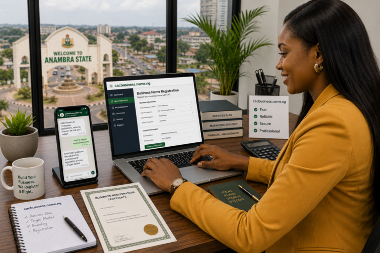 CAC Business Name Registration in Anambra State