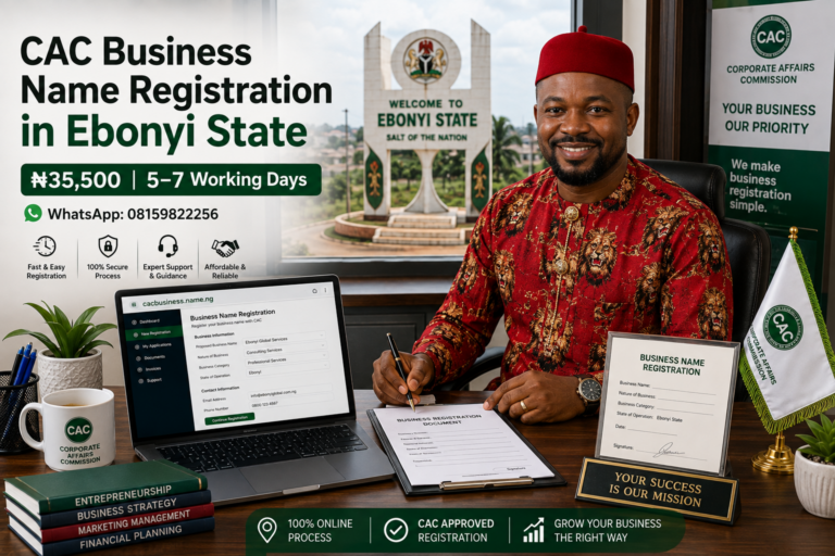 CAC Business Name Registration in Ebonyi State