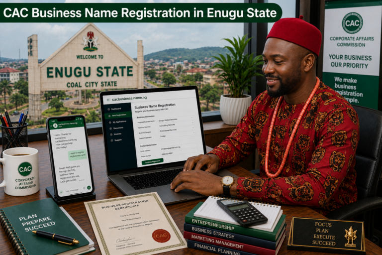 CAC Business Name Registration in Enugu State
